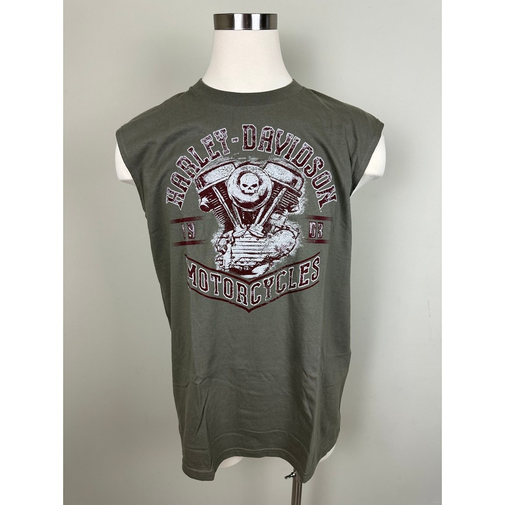 Harley-Davidson Muscle Tee Alligator Alley‎ Ft Lauderdale XL Biker Shirt
